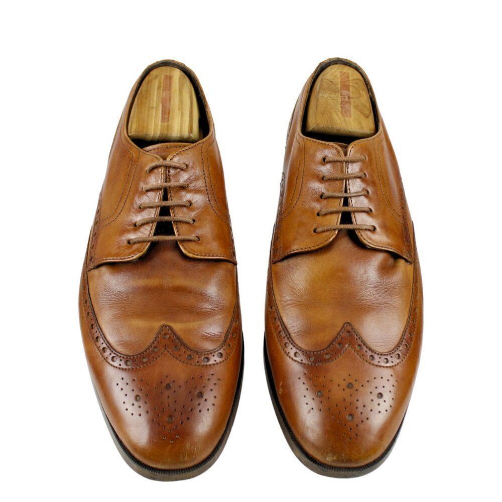 Cole Haan Jefferson Grand O.S. Wingtip Oxford British Tan C23795 Men’s 9 Wide